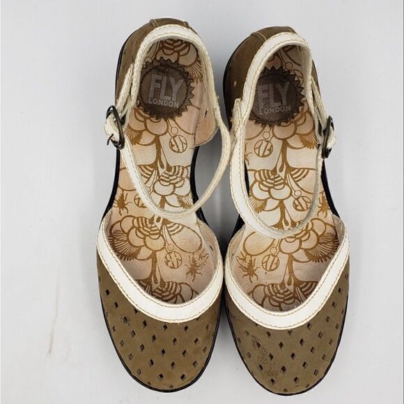 Fly London Wedge Closed Toe Sandal - Picture 2 of 13